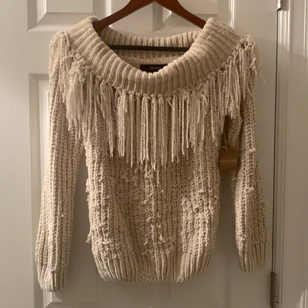 Cute Fringed Sweater